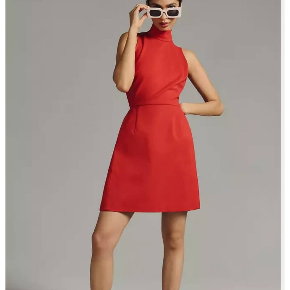 Anthropologie Hutch Mock Neck mini dress 👗
